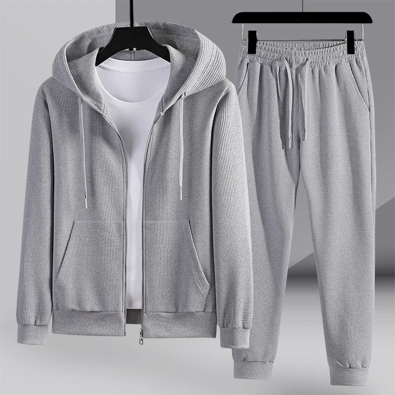 Conjunto de Relax de Tejido Waffle