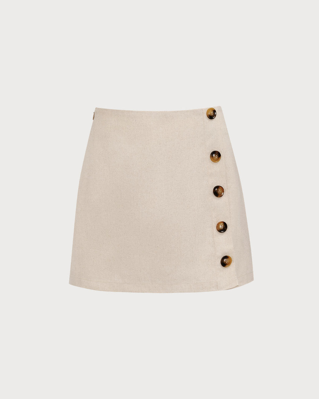 Elegante mini falda con botones