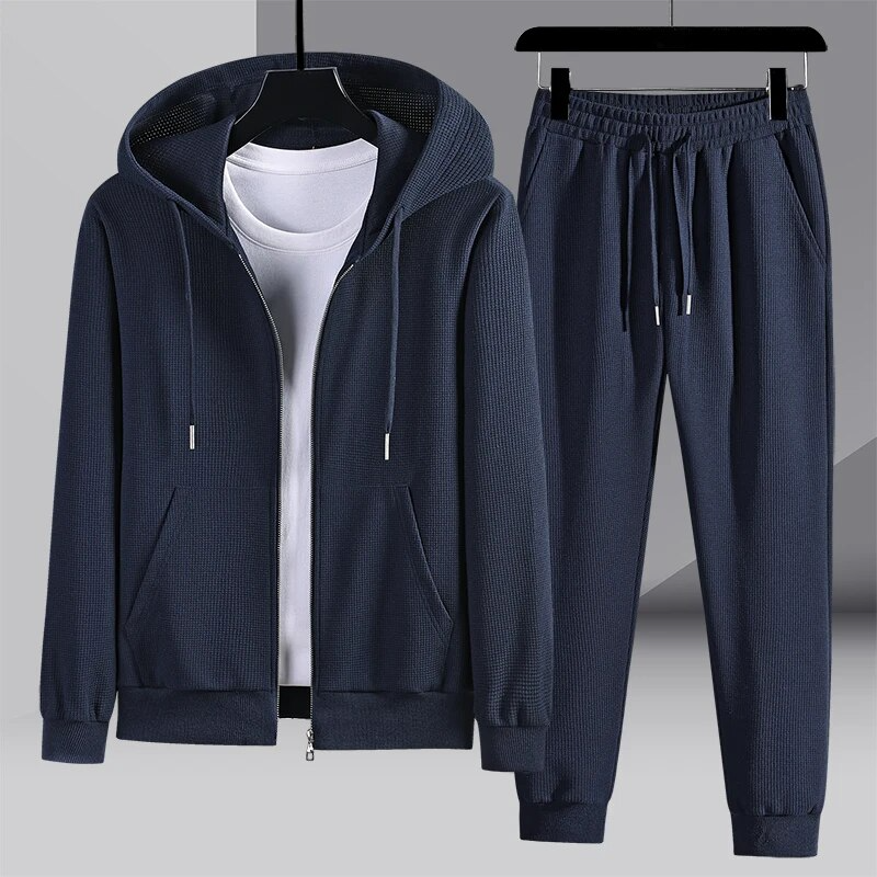 Conjunto de Relax de Tejido Waffle