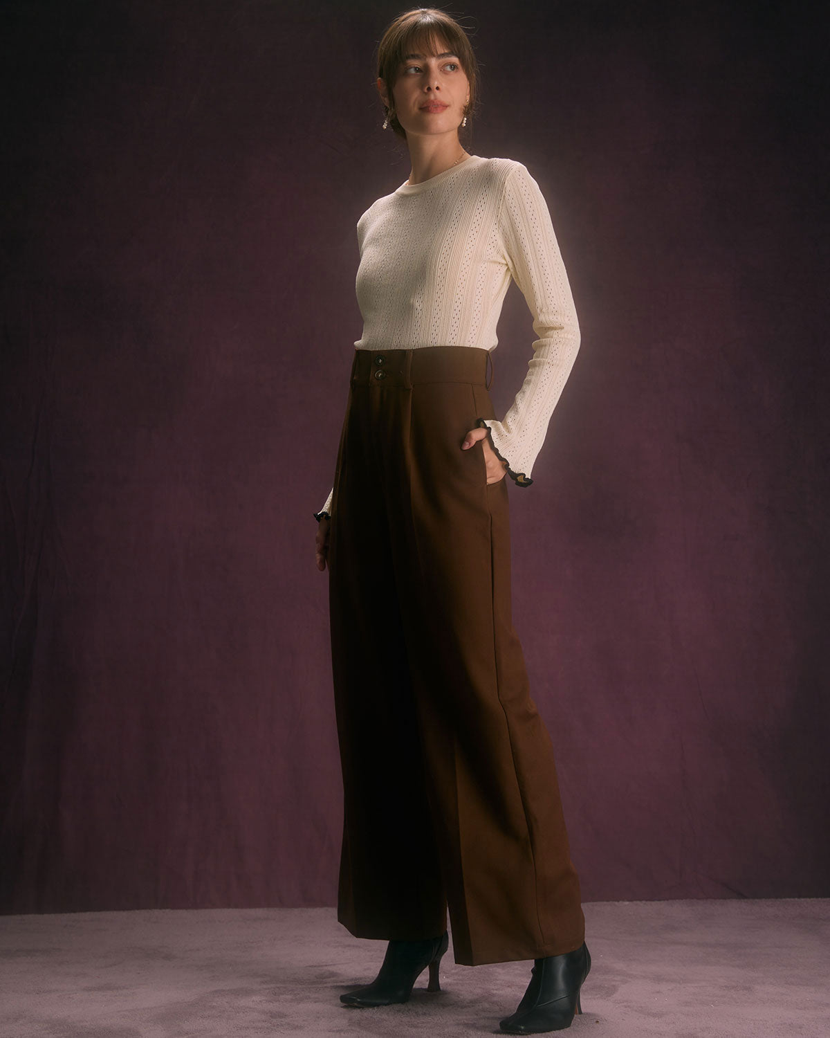 Gilma – Pantalones Clásicos de Corte Recto