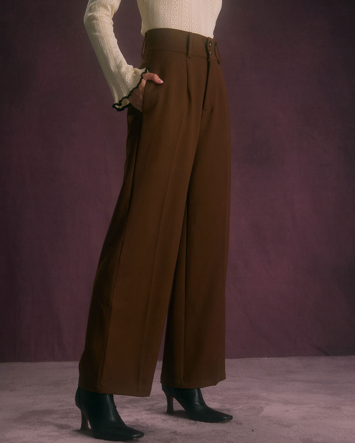 Gilma – Pantalones Clásicos de Corte Recto