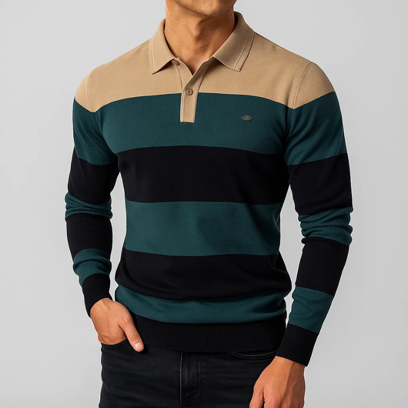 Camisa Polo de Manga Ancha