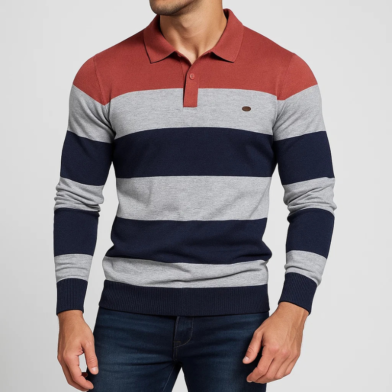 Camisa Polo de Manga Ancha