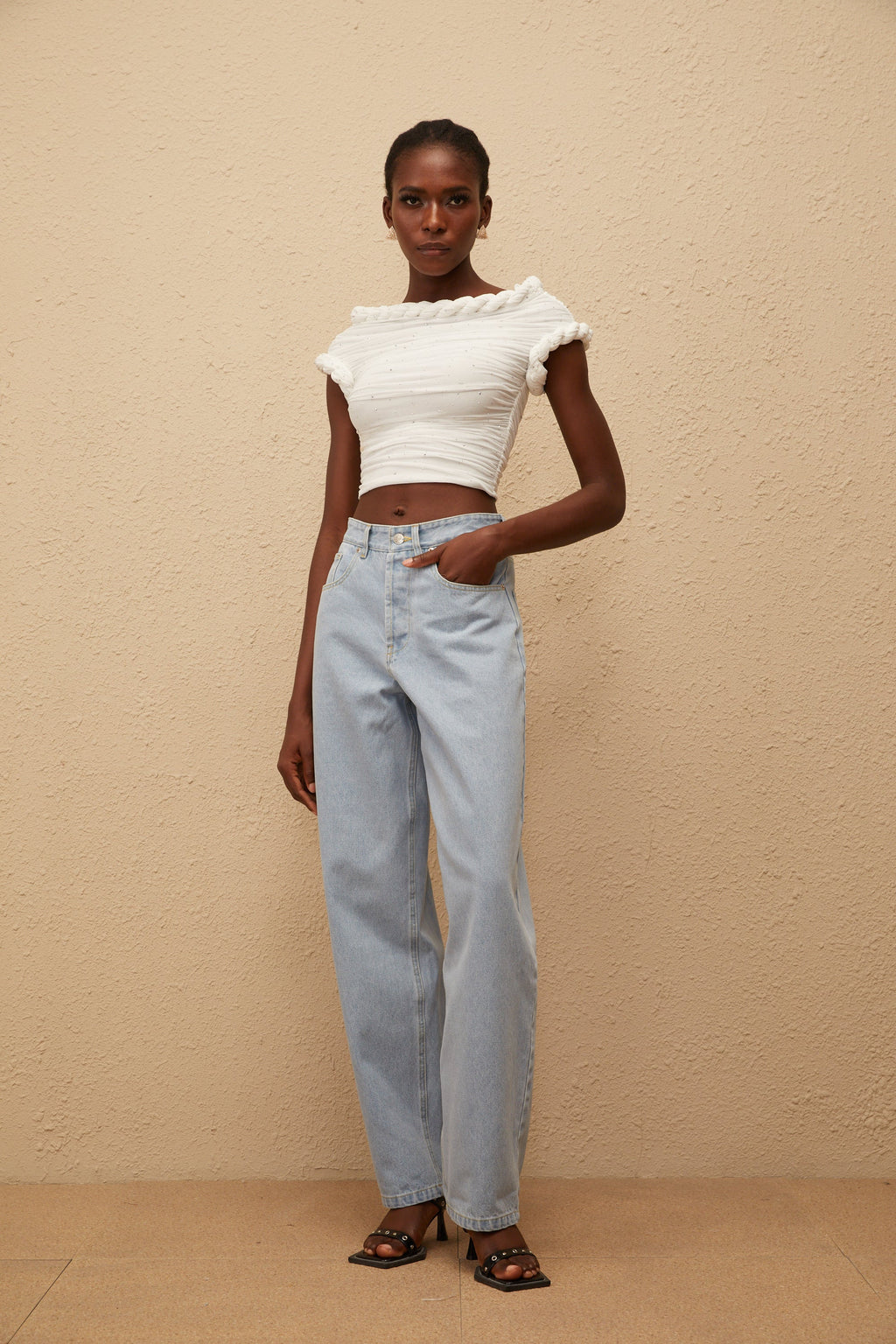 Alix – Pantalones Vaqueros de Corte Amplio