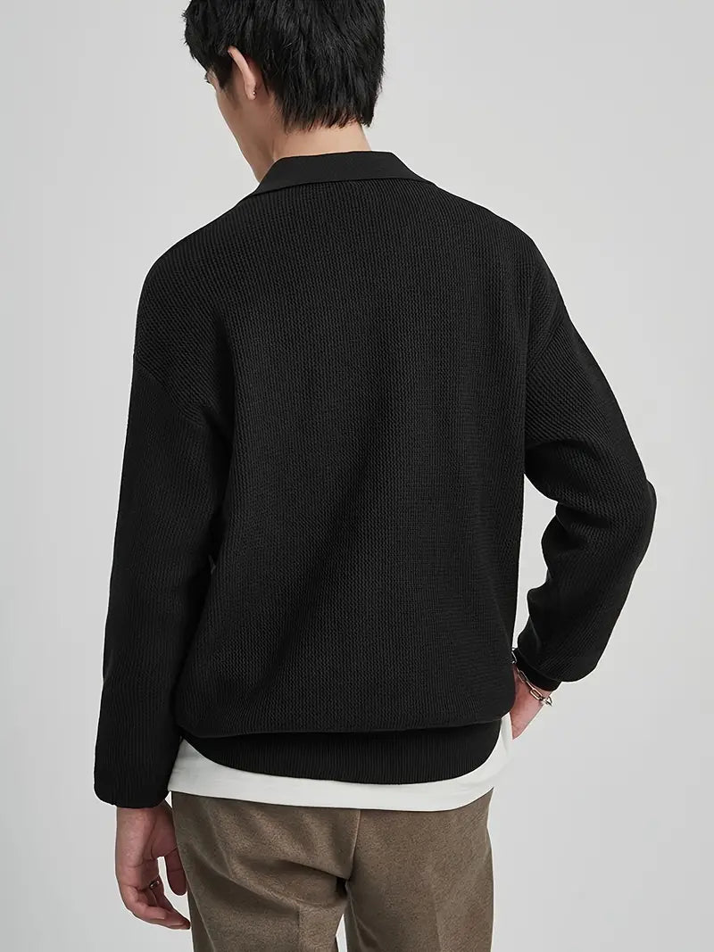 Camisa Polo Edward de Manga Larga para Hombre