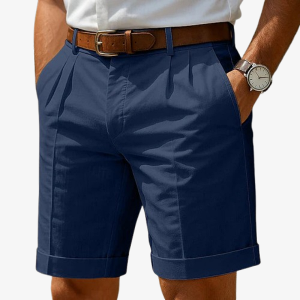 Teofilis – Clásicos Pantalones Cortos de Lino