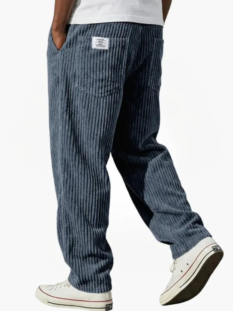 Domas – Pantalones de terciopelo casuales para hombre