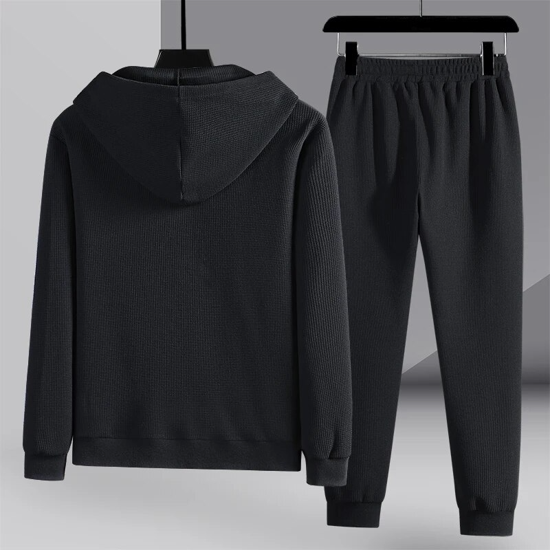 Conjunto de Relax de Tejido Waffle