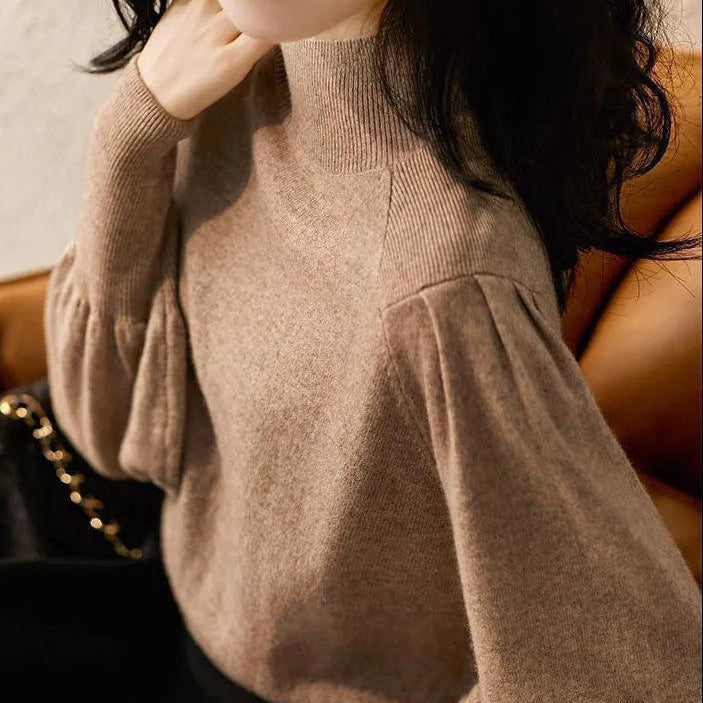 Selena – Suéter Minimalista en Color Chaki