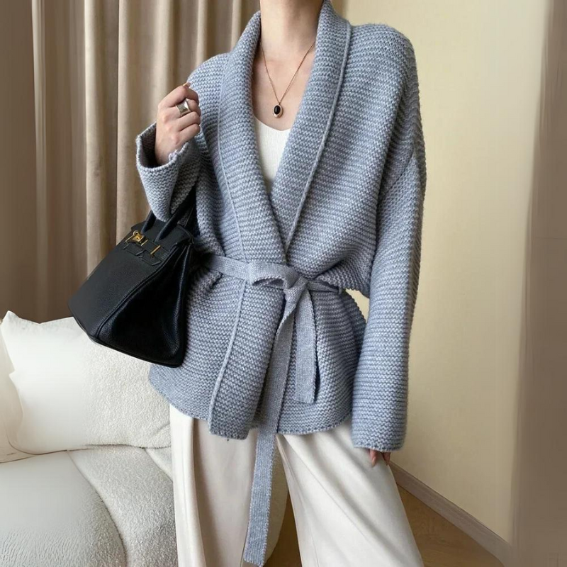 Cardigan de Lana Tejida Rosalie