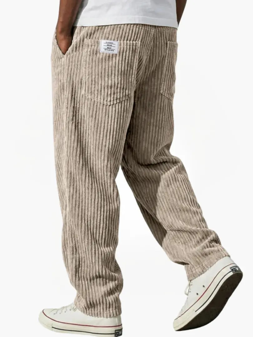 Domas – Pantalones de terciopelo casuales para hombre