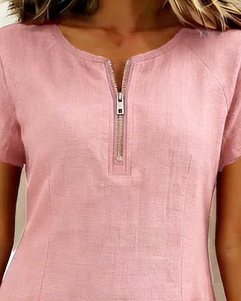 Vaida – Vestido con cierre y bolsillos