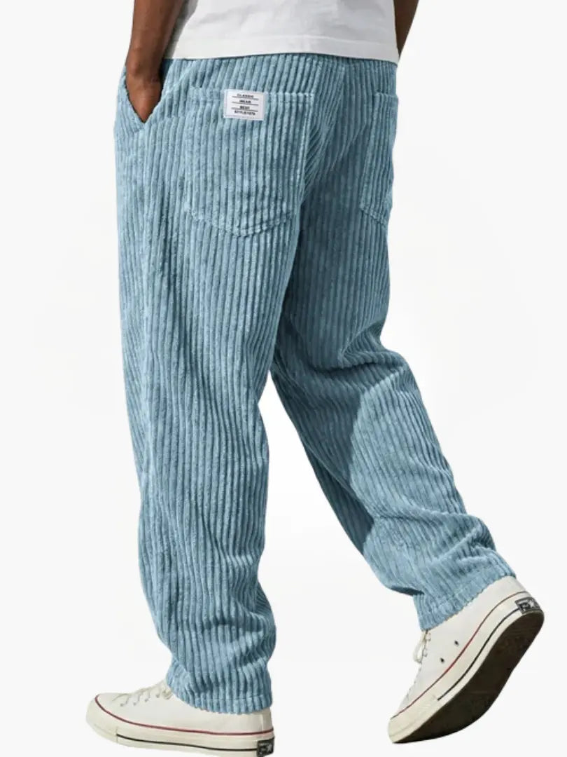 Domas – Pantalones de terciopelo casuales para hombre