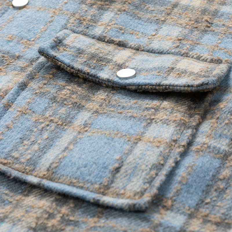 Chaqueta de Cachemira con Bufanda Clásica