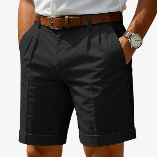 Teofilis – Clásicos Pantalones Cortos de Lino