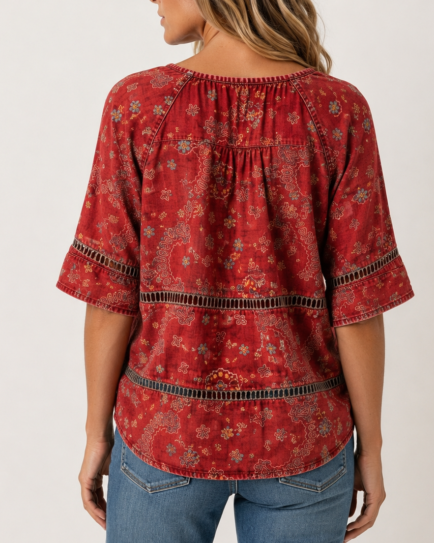 Aldona – Blusa Bohemia para Mujer