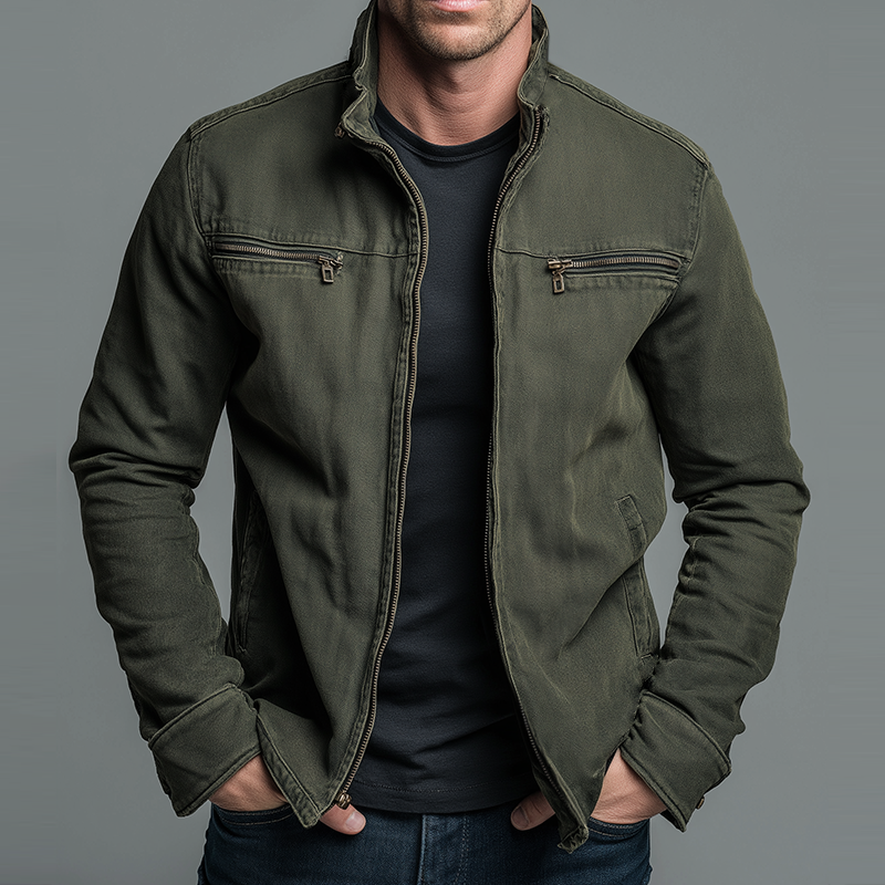 Tonis – Chaqueta masculina de uso diario con cremallera