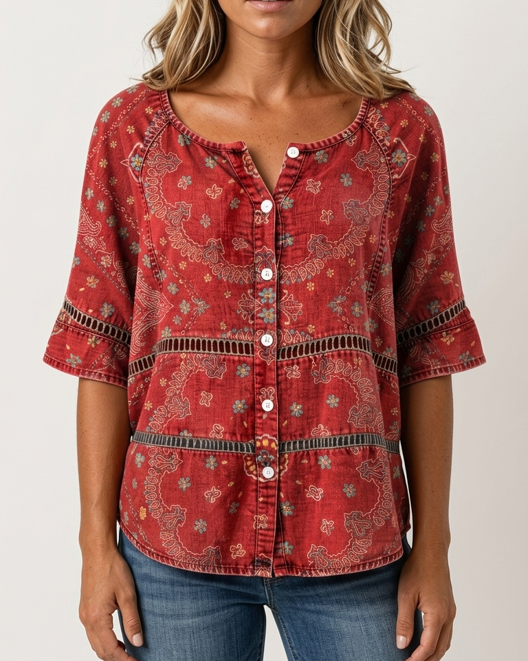 Aldona – Blusa Bohemia para Mujer