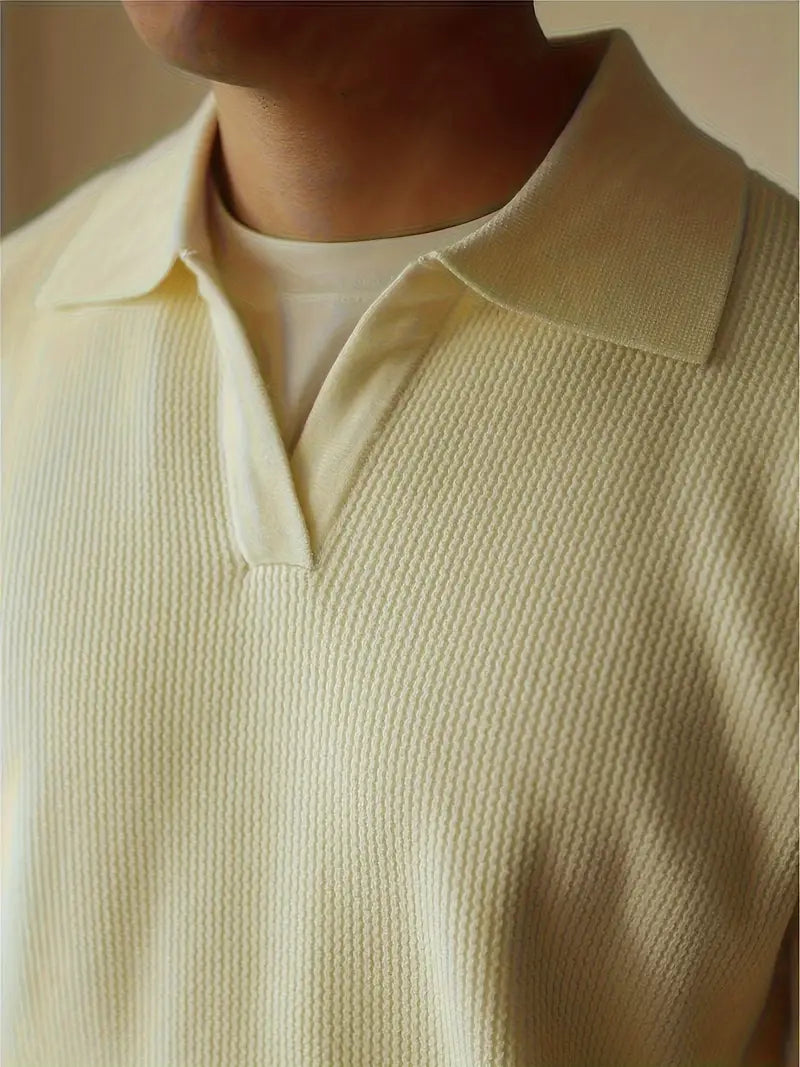Camisa Polo Edward de Manga Larga para Hombre