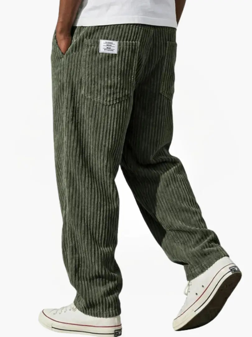 Domas – Pantalones de terciopelo casuales para hombre