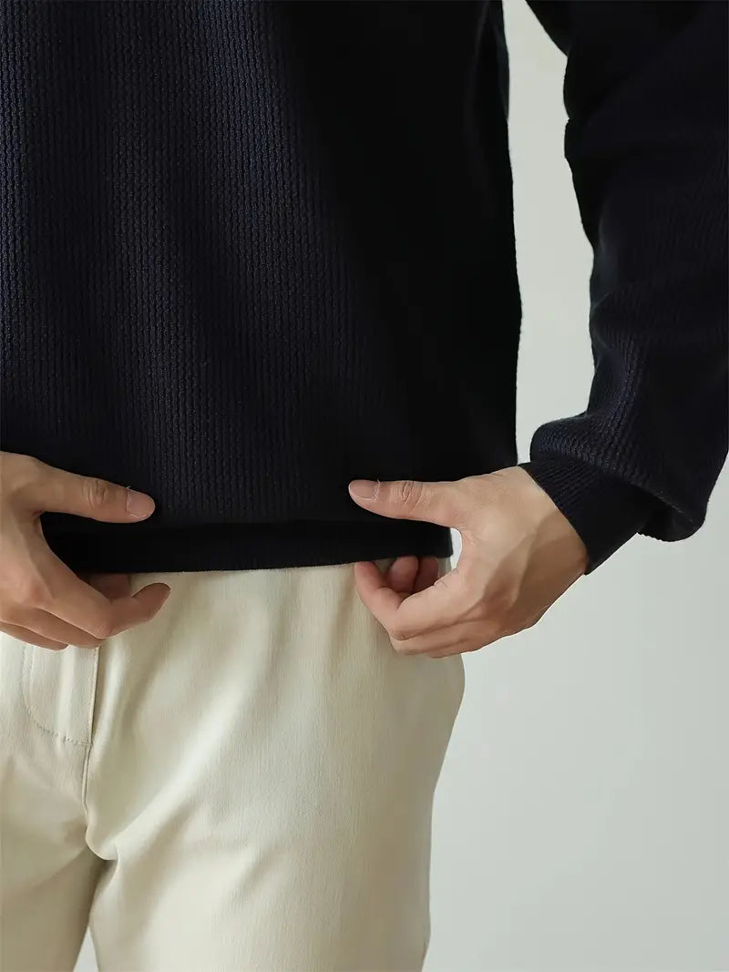 Camisa Polo Edward de Manga Larga para Hombre