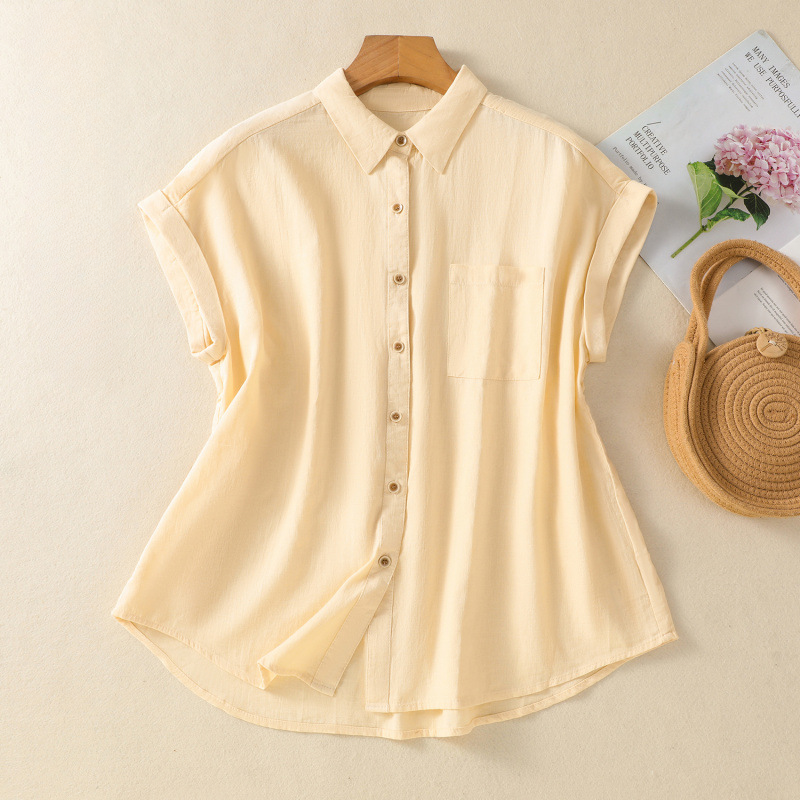 Aurelie Linen Blouse