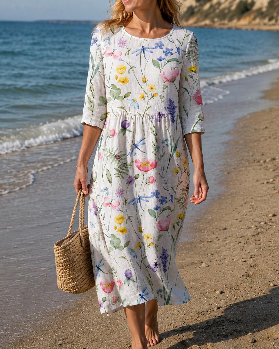 Agata – Vestido Floral de Verano para Mujer