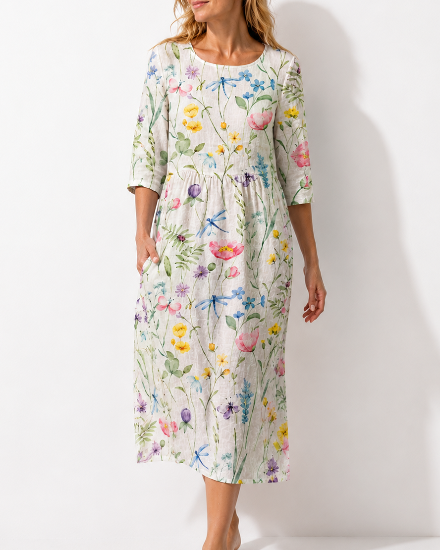 Agata – Vestido Floral de Verano para Mujer