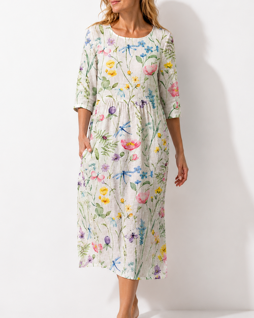 Agata – Vestido Floral de Verano para Mujer