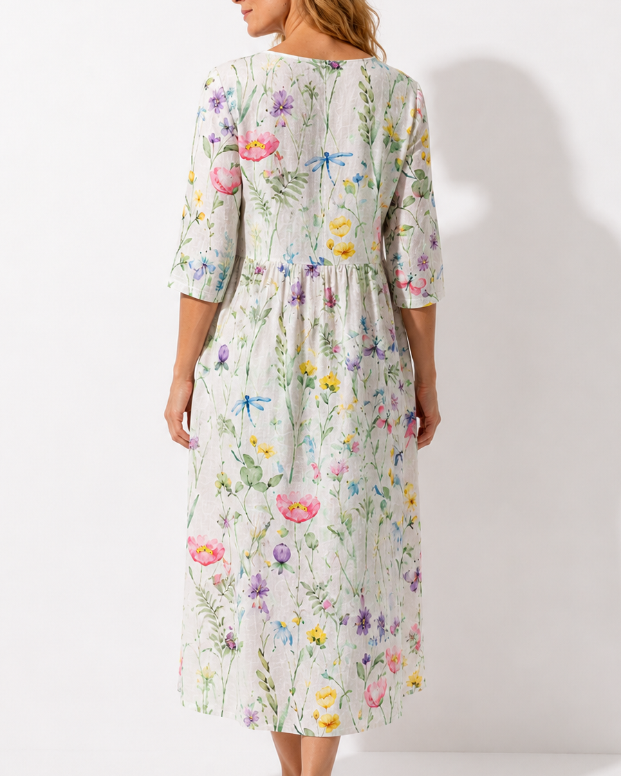 Agata – Vestido Floral de Verano para Mujer