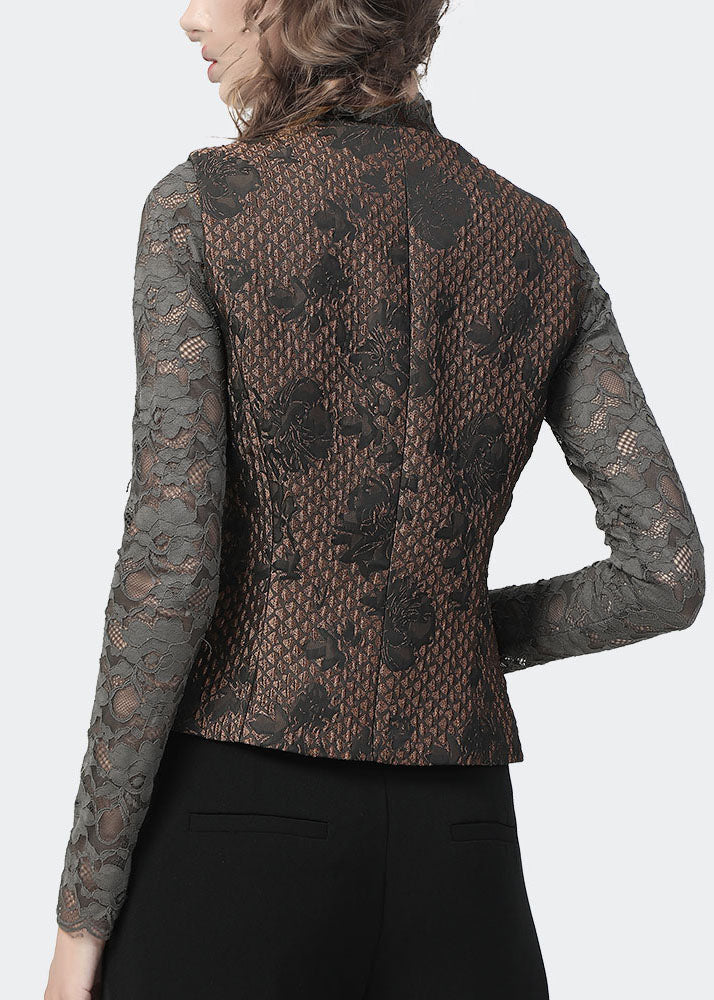 Chaleco de lujo con diseño jacquard