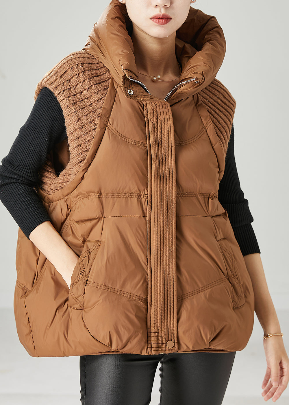 Chaleco acolchado con capucha para pato