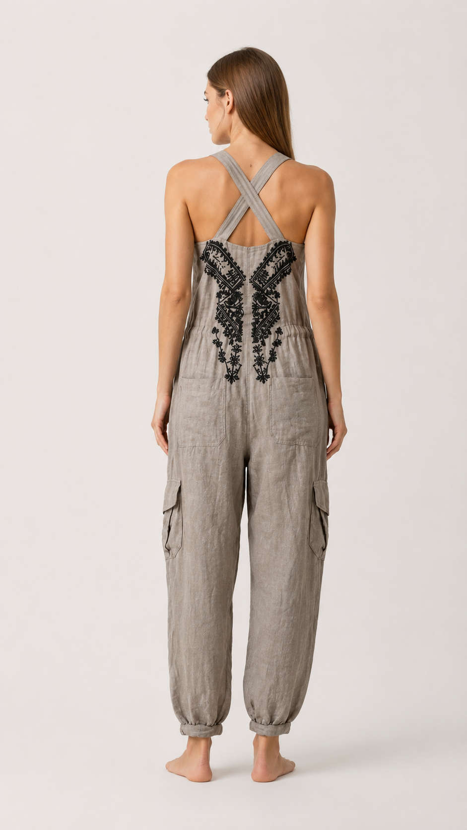 Romina – Mono Boho con Bordado Elegante