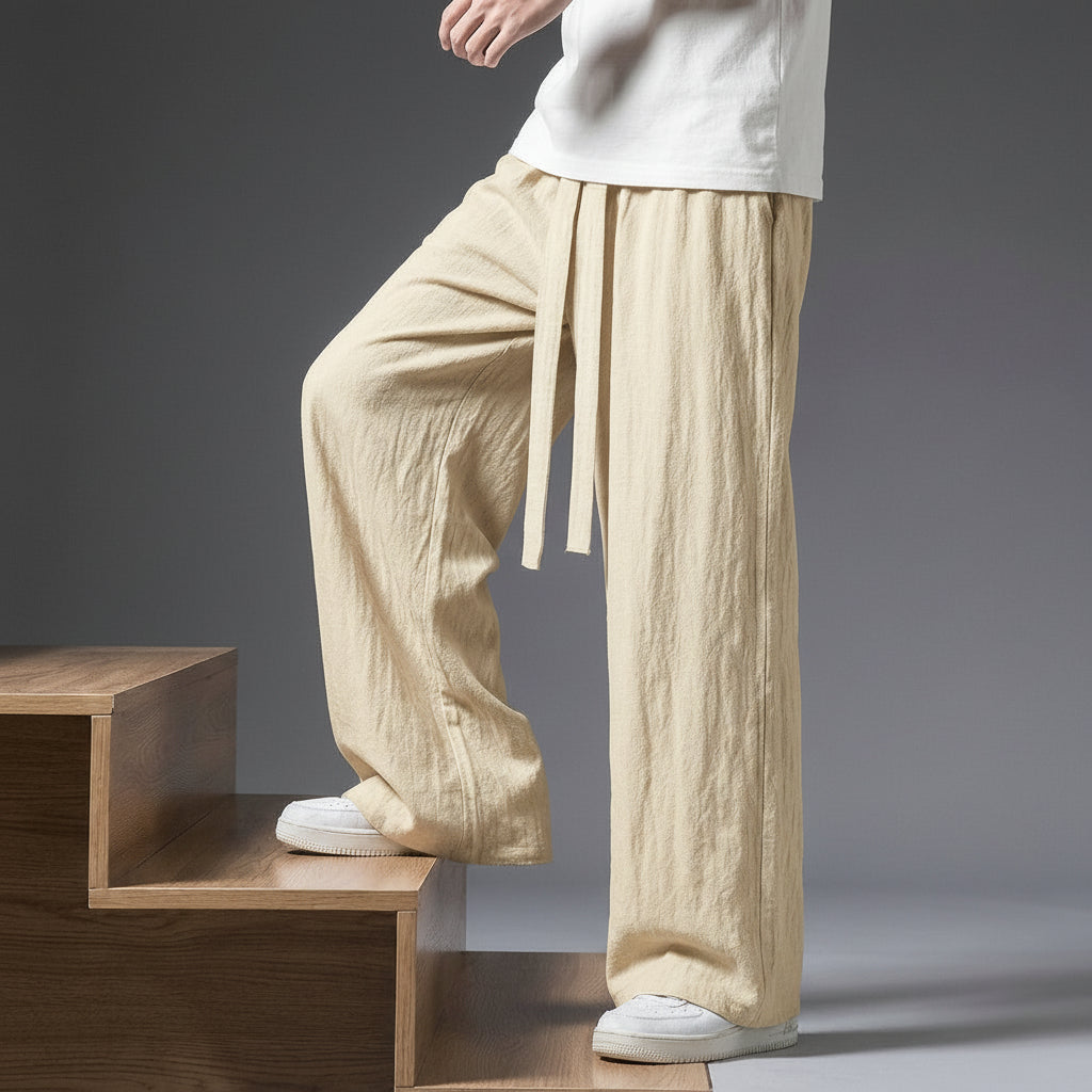 Damiano Pantalones de Algodón