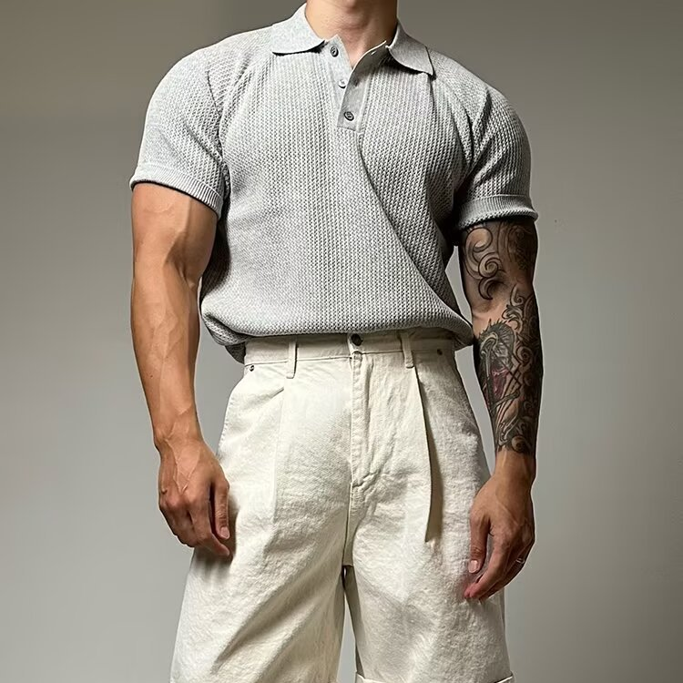 Polo de mezcla de algodón