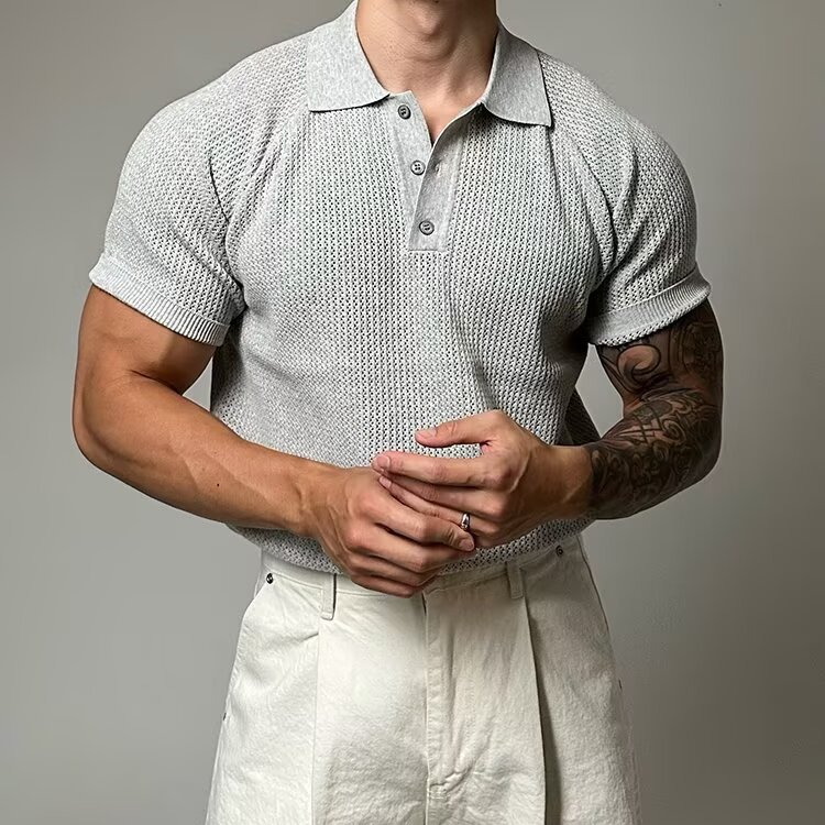 Polo de mezcla de algodón