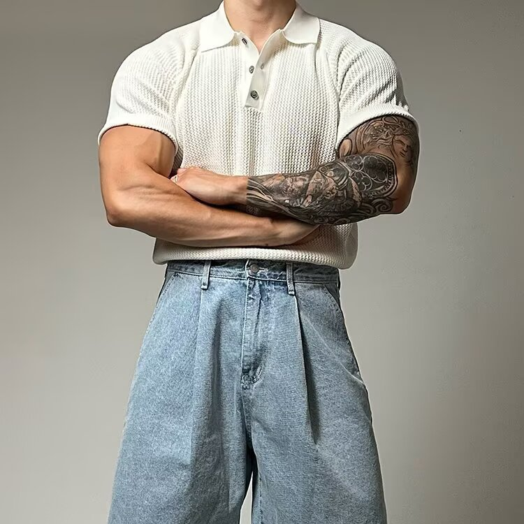 Waffle Polo Shirt Hudson