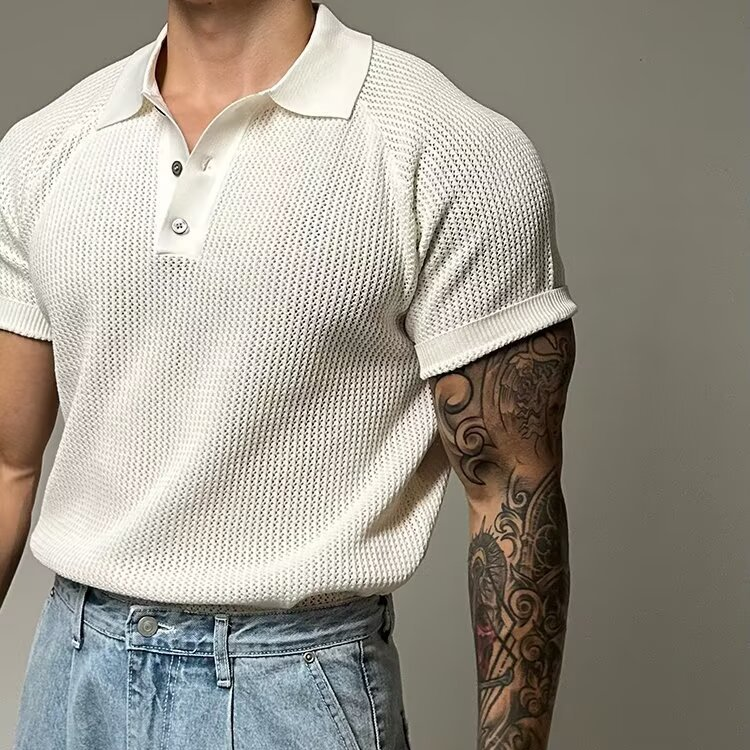 Polo de mezcla de algodón