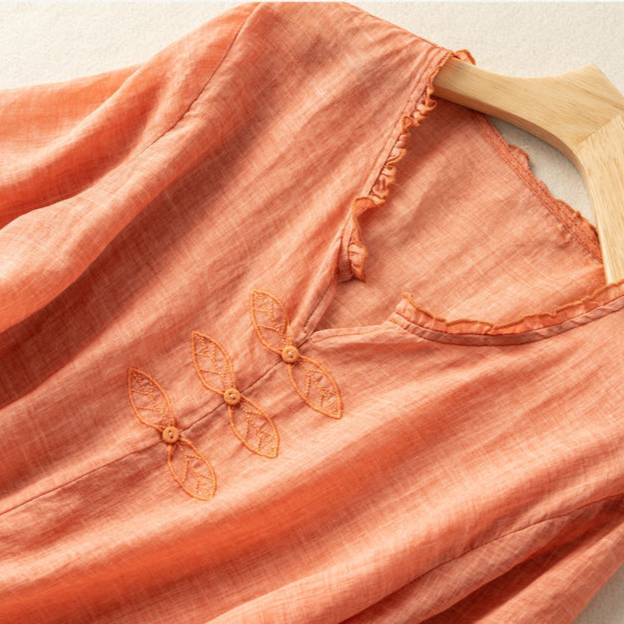 Blusa de Lino Anne Ackerman