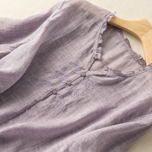 Blusa de Lino Anne Ackerman