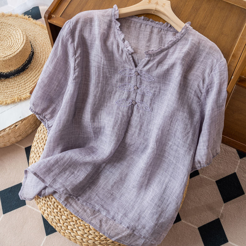 Blusa de Lino Anne Ackerman