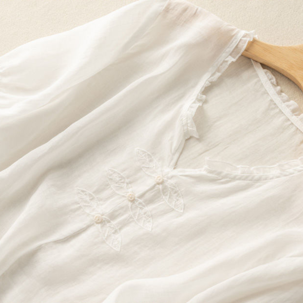 Blusa de Lino Anne Ackerman