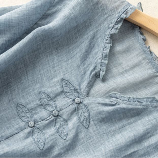 Blusa de Lino Anne Ackerman