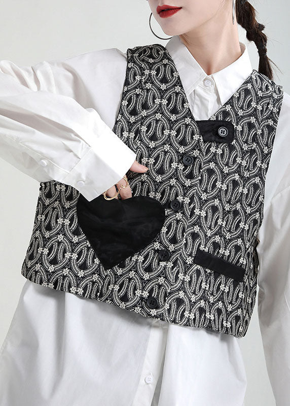 Petra - Chaleco Chic con Botones y Bolsillos
