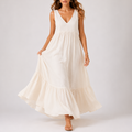 Evelina – Vestido Largo de Verano Liviano