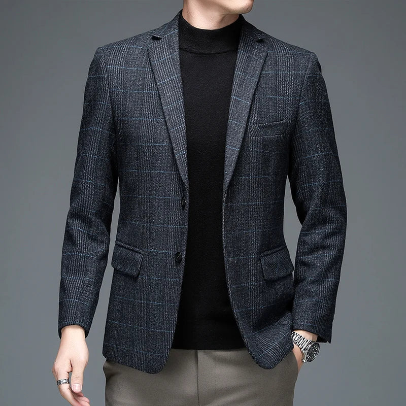 Chaqueta de Lana Mercerizada