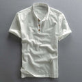 Camisa Polo Rafaelo de Algodón y Lino