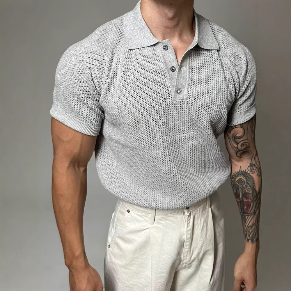 Waffle Polo Shirt Hudson
