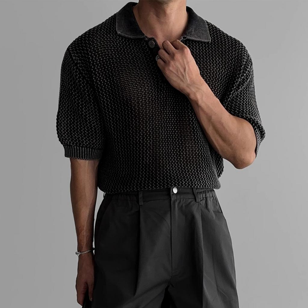 Camisa Polo Texturizada Harvey