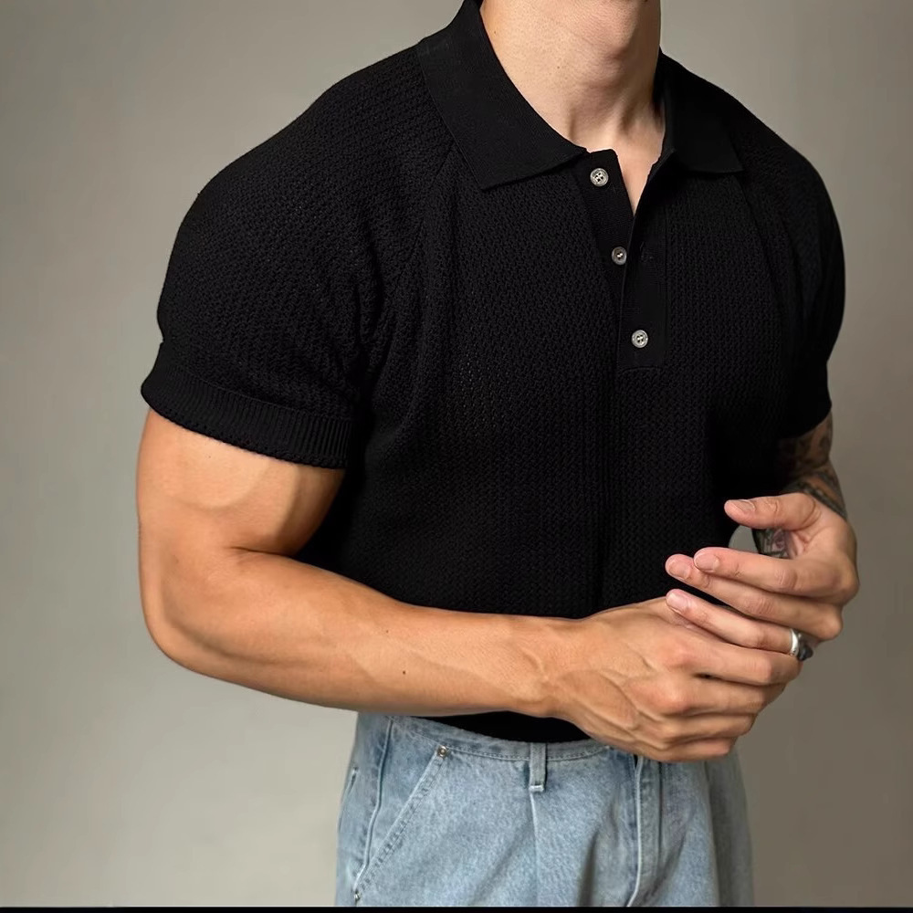 Waffle Polo Shirt Hudson
